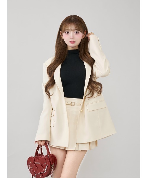 セール】アシメポケットテーラードジャケット（テーラードジャケット