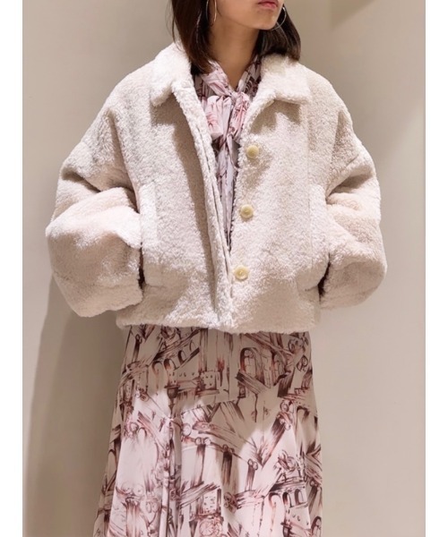 SNIDEL（スナイデル）の「Sustainableボアショートコート（その他