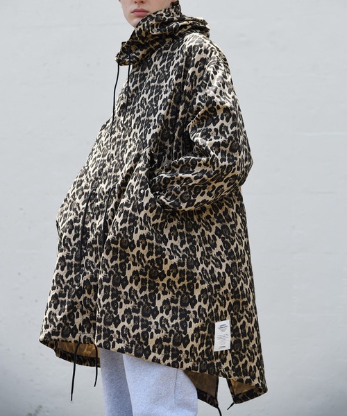 SUPERTHANKS（スーパーサンクス）の「無地/ヒョウ柄 オーバーサイズ