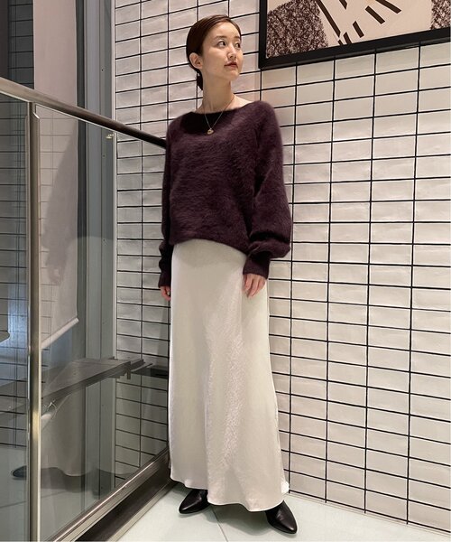 IENA（イエナ）の「《追加》ダブルサテンスカート（スカート）」 - WEAR