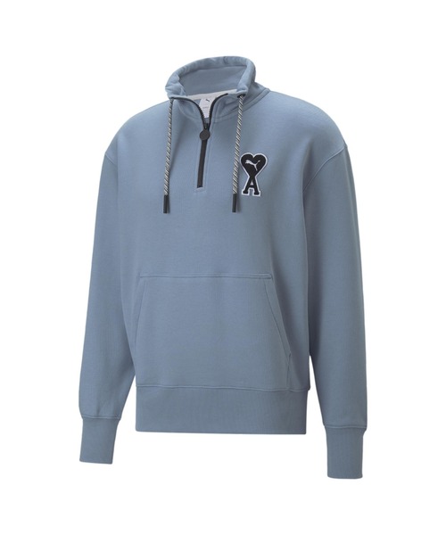 PUMA（プーマ）の「【PUMA×AMI】 HALF-ZIP/ハーフジップスウェット