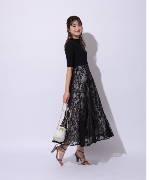 Rirandture（リランドチュール）の「レースドッキングワンピース