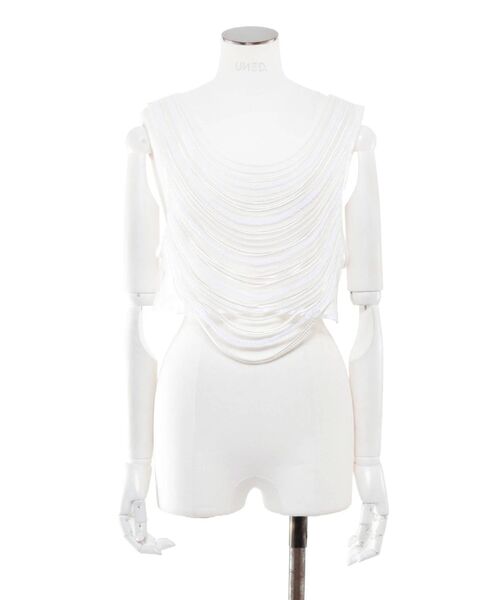 UN3D.（アンスリード）の「コードデザインショートタンクトップ