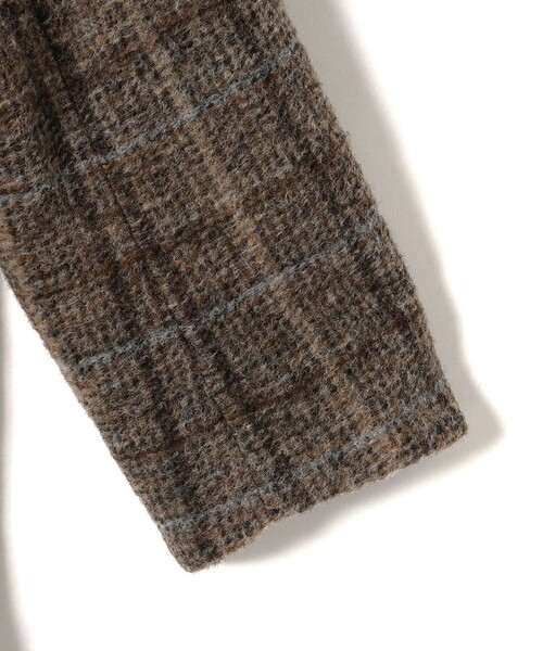 SHIPS（シップス）の「スライバー チェック ショート Pコート