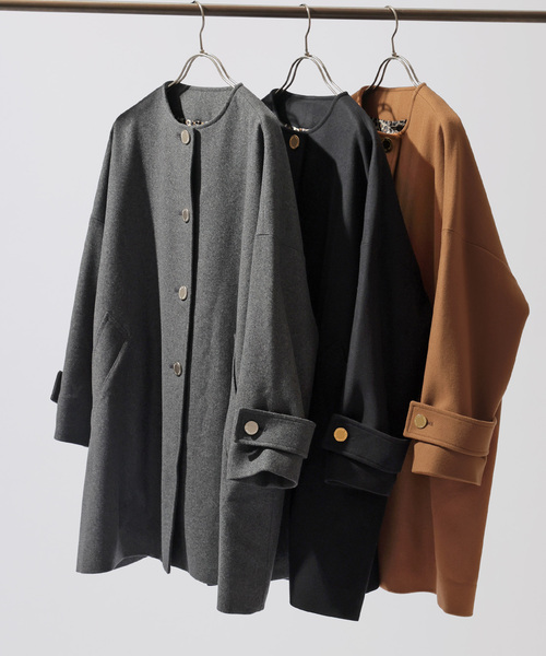 Traditional Weatherwear 別注 MALTON N/C（ノーカラーコート）｜Spick