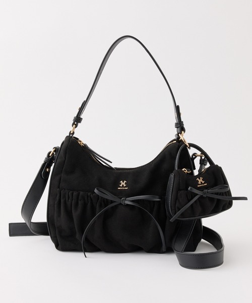 新色追加／チャーム付きドロストバッグ（ショルダーバッグ）｜one