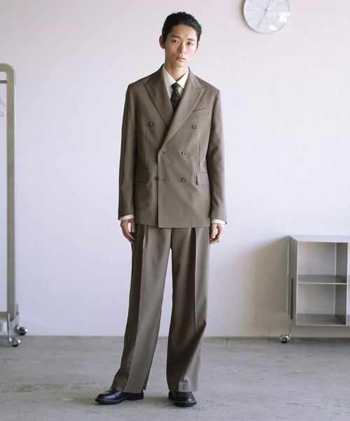 HIGH TWIST PE DOUBLE SUIT（スーツセット）｜WYM LIDNM（ウィム バイ