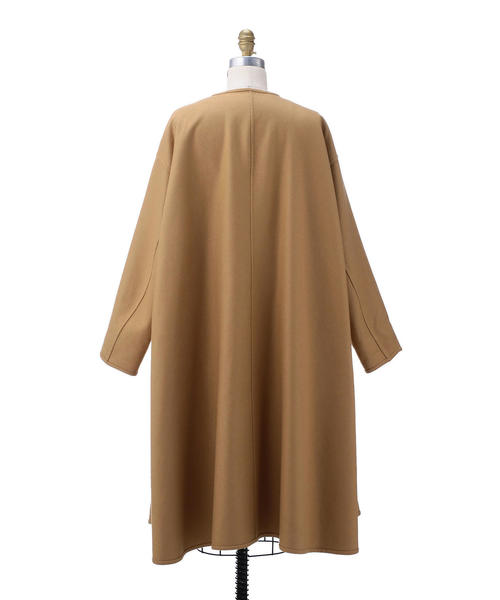 Drawer（ドゥロワー）の「Drawer ウールメルトンリバーノーカラー