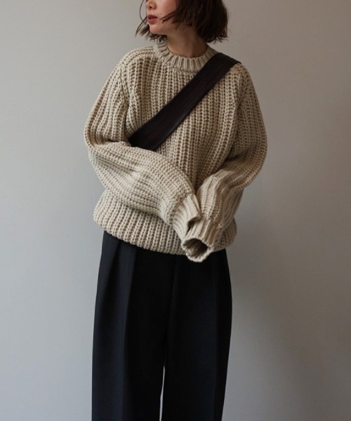 TODAYFUL（トゥデイフル）の「TODAYFUL Lowgauge Knit Pullover