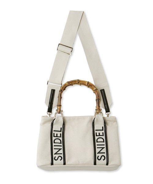 SNIDEL（スナイデル）の「ロゴバンブーバッグ（ハンドバッグ）」 - WEAR