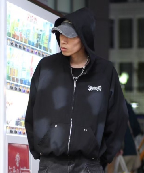 A'GEM/9 × .kom 『ARULE/アルール』 バックワッペンジップパーカー