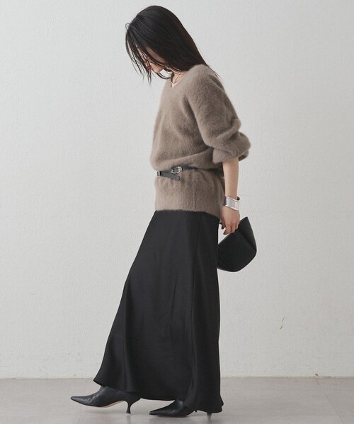 セール】FURカシミヤVニット（ニット/セーター）｜LOUNGEDRESS