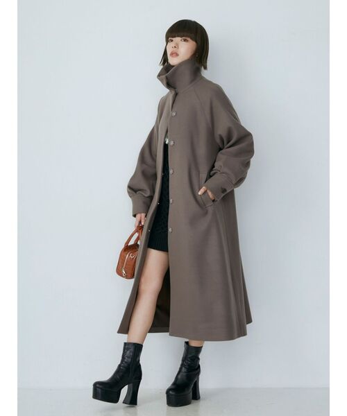 セール】スタンドカラーコート（ステンカラーコート）｜MURUA
