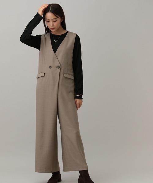 セール】MATINEE LINE/ツイルストレッチ/サロペット/583790