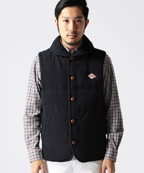 BEAMS（ビームス）の「◎DANTON×BEAMS / 別注 ダウンベスト フーディー