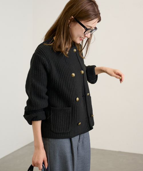 FRAMeWORK（フレームワーク）の「ニットジャケット（その他アウター