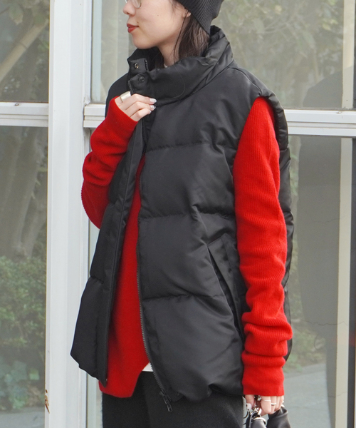 AP STUDIO（エーピーストゥディオ）の「Satin Down Vest（ダウン