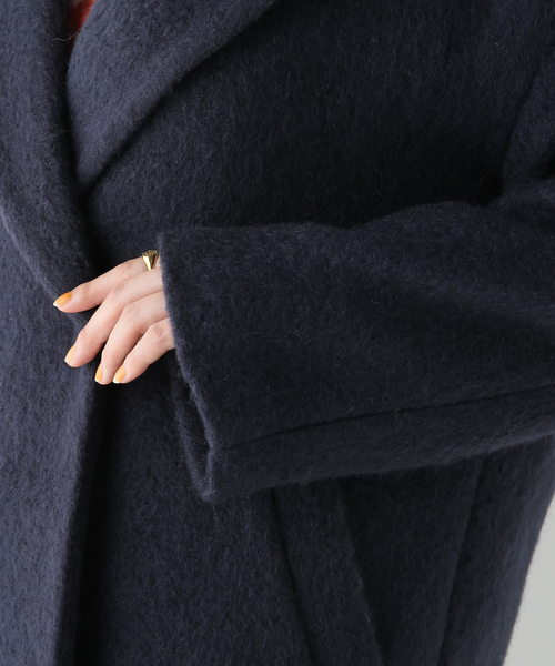 IENA（イエナ）の「ウールモヘヤシャギーコート（チェスターコート