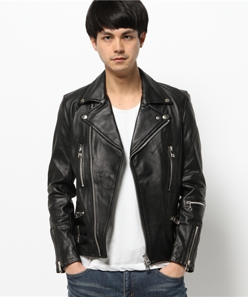 JACKROSE（ジャックローズ）の「ラムレザーダブルライダースTYPE-2