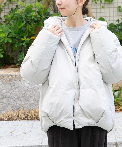 セール】GREENDOWNコクーンフードジャケット（ダウンジャケット/コート
