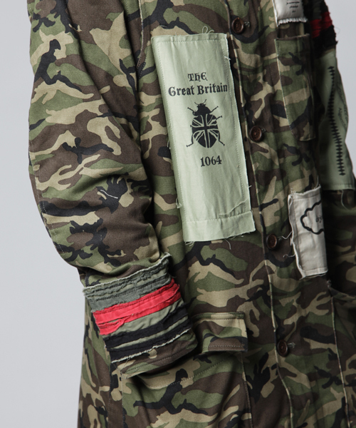 And A（アンドエー）の「パッチグラフモッズコート（And A × DO-LE