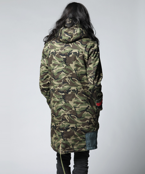 And A（アンドエー）の「パッチグラフモッズコート（And A × DO-LE