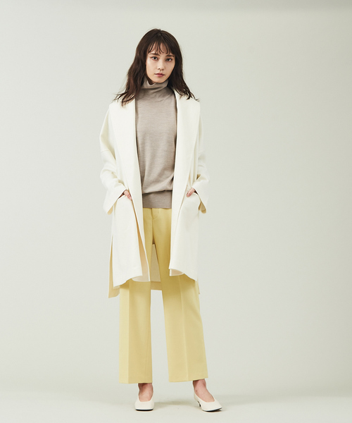 qualite（カリテ）の「圧縮ウールショールカラーコート（その他