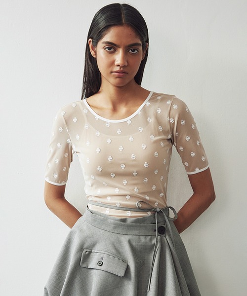 SWAN LAKE Half Sleeve TOP/スワンレイク ハーフスリーブトップ（T