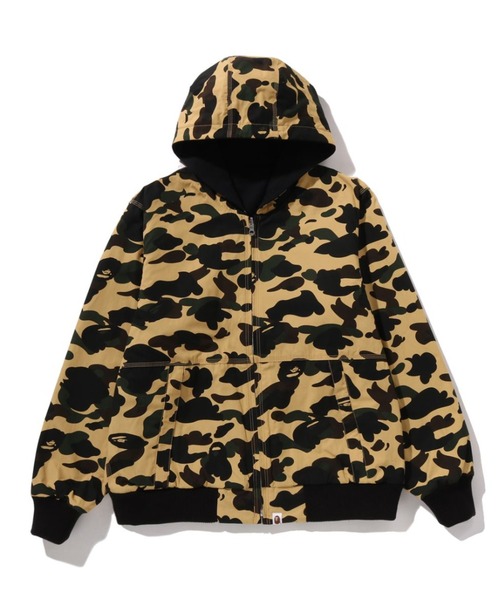 1ST CAMO REVERSIBLE ZIP HOODIE JACKET M（ミリタリージャケット）｜A