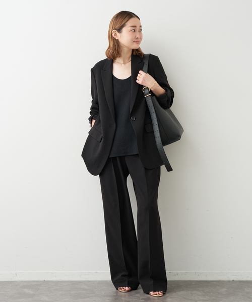 トリアセジョーゼット ジャケット（テーラードジャケット）｜Deuxieme