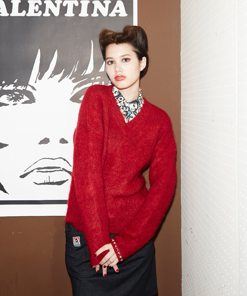 HYSTERIC GLAMOUR（ヒステリックグラマー）の「モヘアスタッズ プル