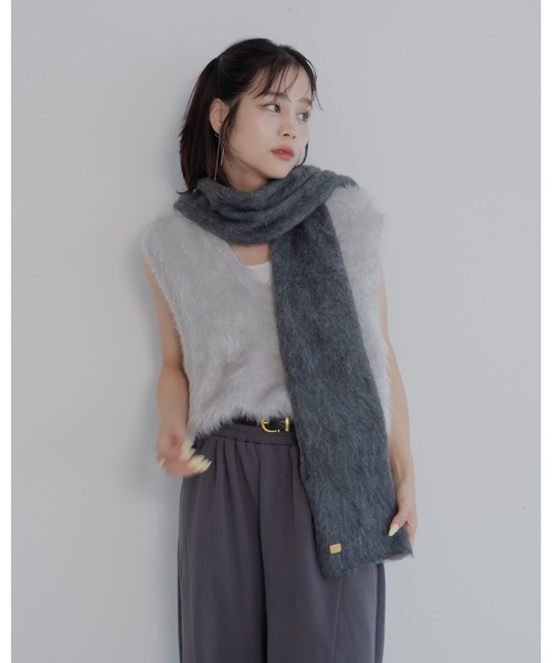 JUMELLE（ジュメロ）の「モヘアフードマフラー（マフラー）」 - WEAR