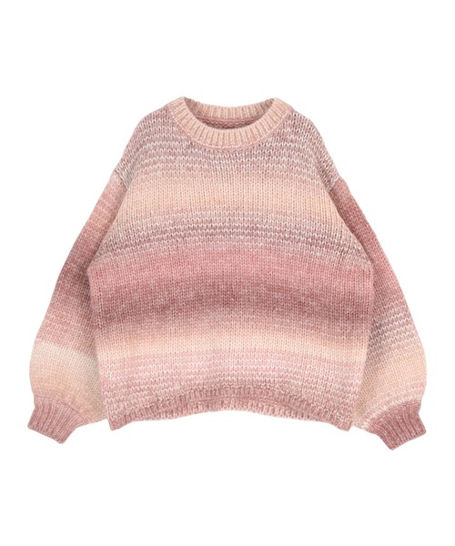 titivate（ティティベイト）の「ｸﾞﾗﾃﾞｰｼｮﾝｵｰﾊﾞｰｻｲｽﾞﾆｯﾄ（ニット