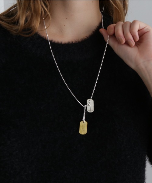 AVIREX by J.H.M CO.,LTD.》'SURPLUS' DOGTAG NECKLESS（ネックレス