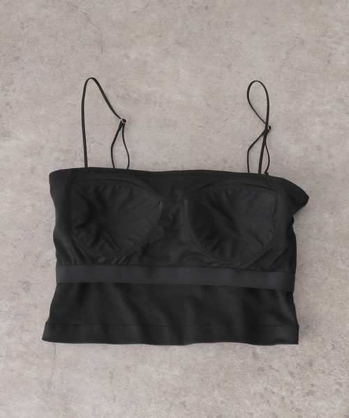 LALA VIE/ララヴィ】 CROPPED キャミソール（インナーウェア/肌着