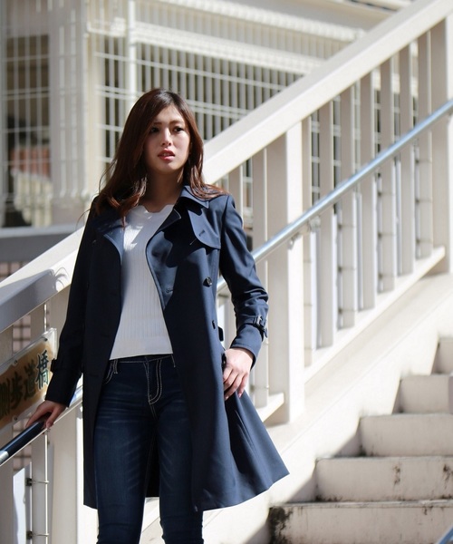 TRUDEA（トルディア）の「キルティングライナー付きトレンチコート