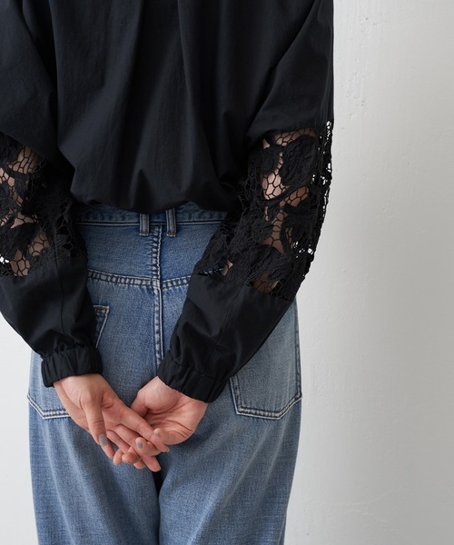 BEARDSLEY（ビアズリー）の「《ビアズリー》袖レースシャツ（シャツ