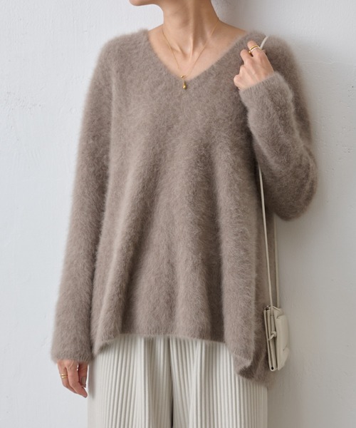 BEARDSLEY（ビアズリー）の「ファーニットフレアプルオーバー（ニット