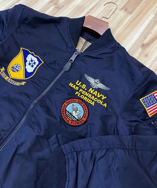 AVIREX（アヴィレックス）の「L-2 BLUE ANGELS F-14 MA1（MA-1）」 - WEAR