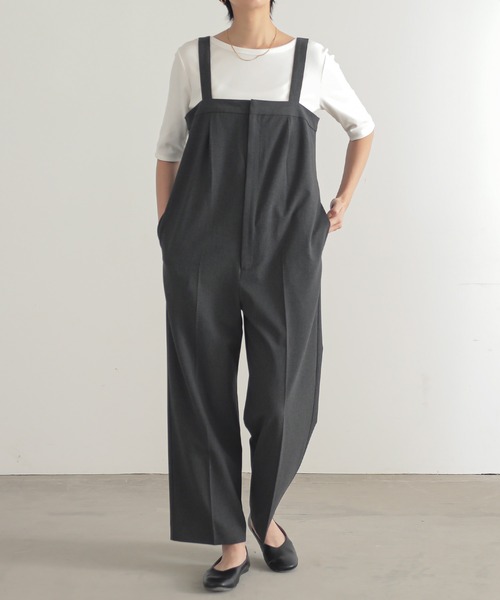 セール】[低身長/高身長向けサイズ有]サロペットパンツ