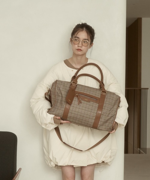 トラベルボストンバック【No.9】（ボストンバッグ）｜nunela（ヌネラ