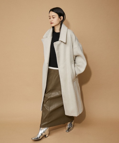 ADAM ET ROPE'（アダムエロペ）の「【WEB限定】ステンカラーシャギー