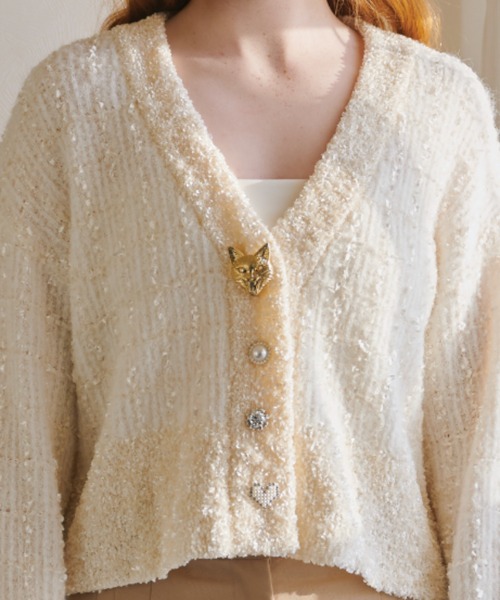 FURFUR（ファーファー）の「【Philly chocolate】キャットボタン