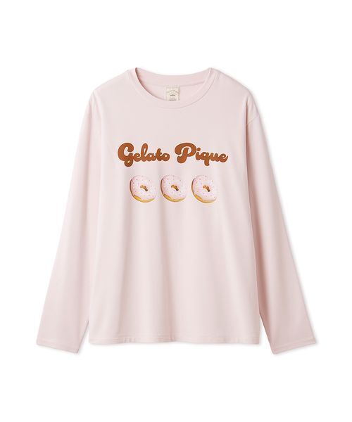 セール】ドーナツワンポイントロンT（ルームウェア/パジャマ）｜gelato