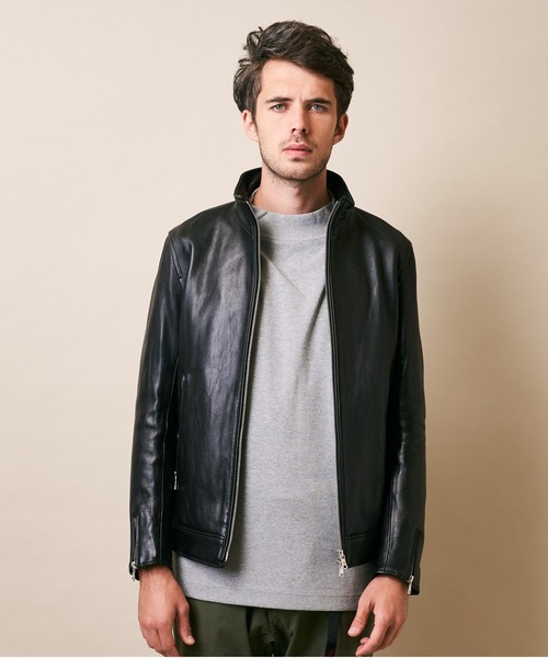 TETE HOMME（テットオム）の「【21AW】ラムレザーシングルライダース
