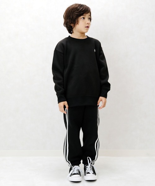 セール】裏起毛 スウェットトレーナー ラインパンツ 上下セットアップ