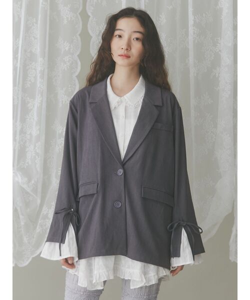 merry jenny（メリージェニー）の「ribbon ribbon jacket（テーラード
