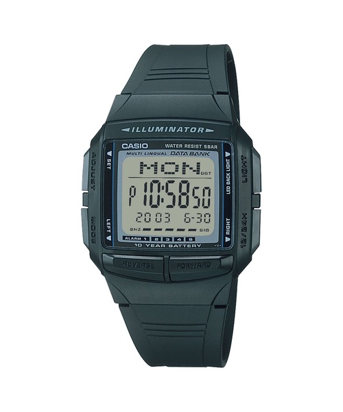 CASIO Collection / DATA BANK / DB-36-1AJH（デジタル腕時計）｜CASIO