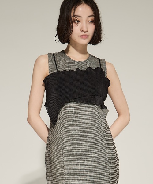 kotohayokozawa/コトハヨコザワ】TODO WAVE SHEER CAMISOLE/シアー