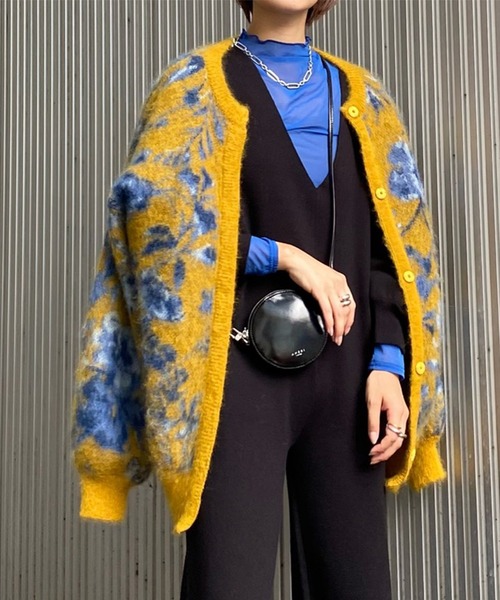 Ameri（アメリ）の「3WAY NOSTALGIC RUG KNIT（ニット/セーター）」 - WEAR